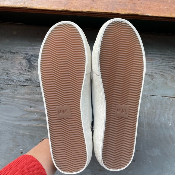 NWOT Madewell unisex sidewalk low top leather sneakers | size 10W 8.5M - Picture 6 of 10